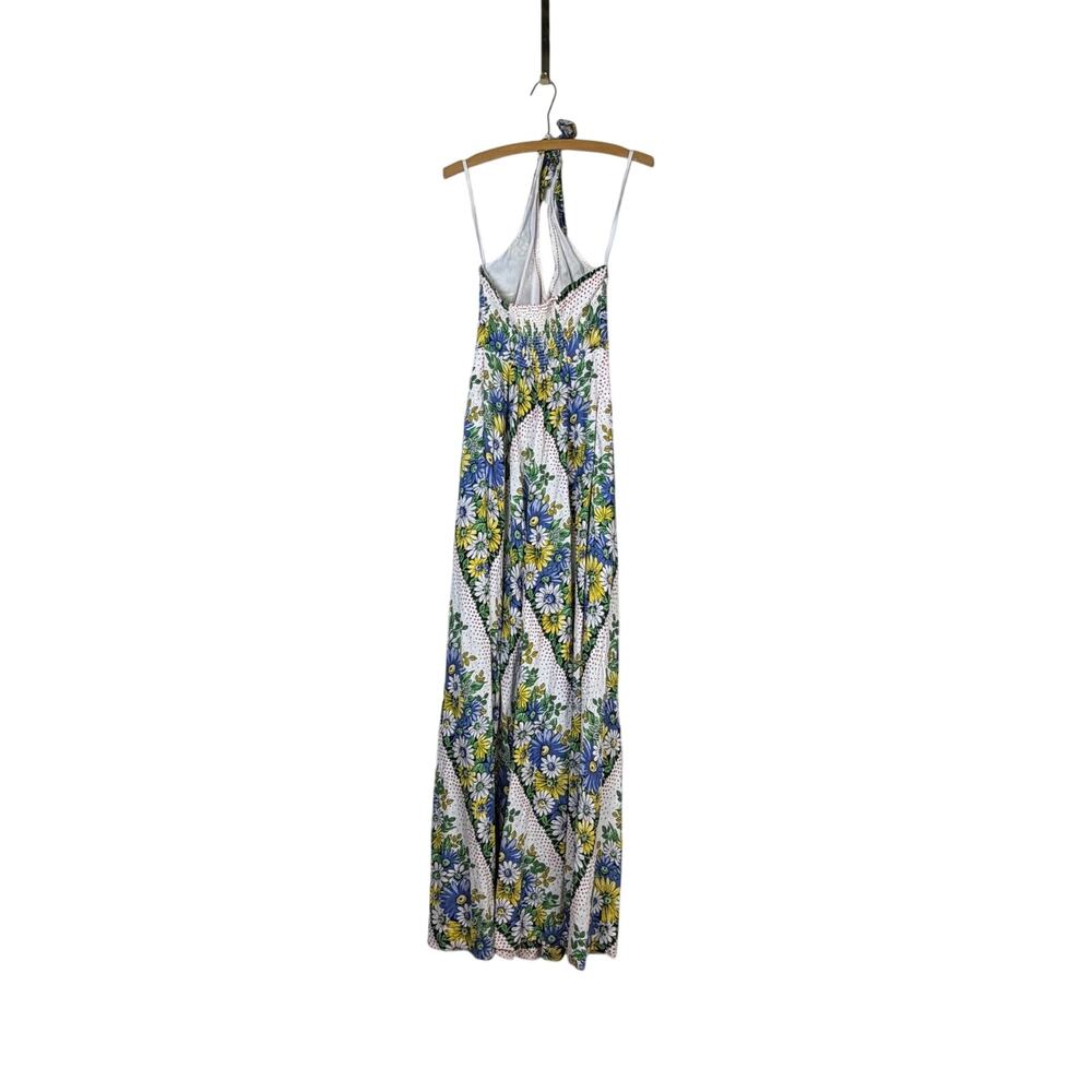 Anthropologie Soraya Floral Halter Maxi Dress 0 - Picture 3 of 9